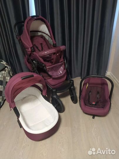 Детская коляска Riko Bruno (Brano) Natural 3 в 1