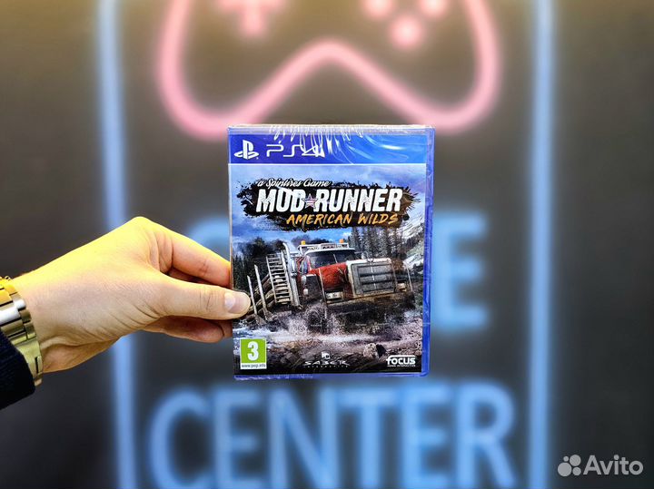 Диск ps4 Mudrunner American wilds, русская версия