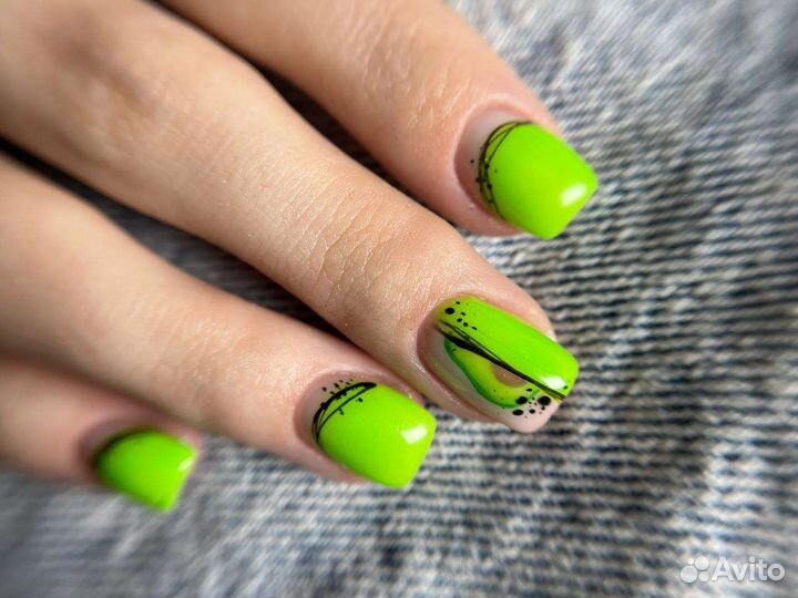 Маникюр гель лак