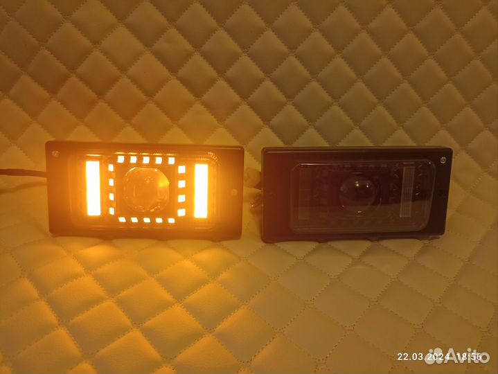 Птф фары ваз 2110-2115 линзы LED