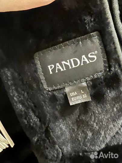 Пальто мужское кожаное почти новое