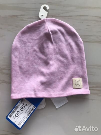 Шапка для девочки 46-48 лето начало осени