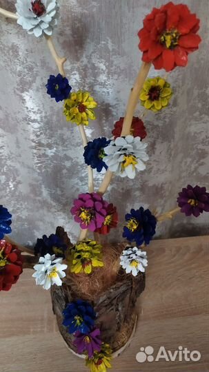 Поделка для школы и сада из природного материала