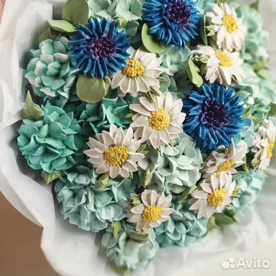 Съедобные цветы из зефира