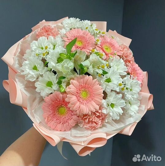 Букет цветов. Хризантемы. Доставка