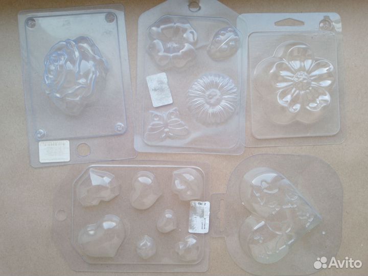 Пластиковые формы для мыла