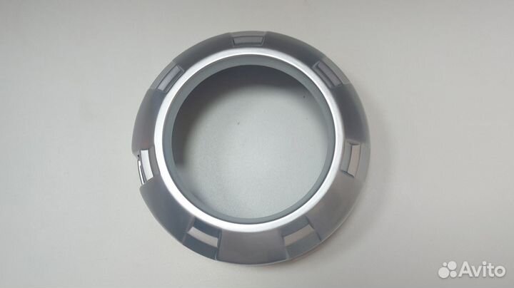 Решетка переднего бампера под птф, правая, серебро