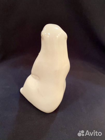 Белый медведь.Сысерть.1967 год.Фарфор