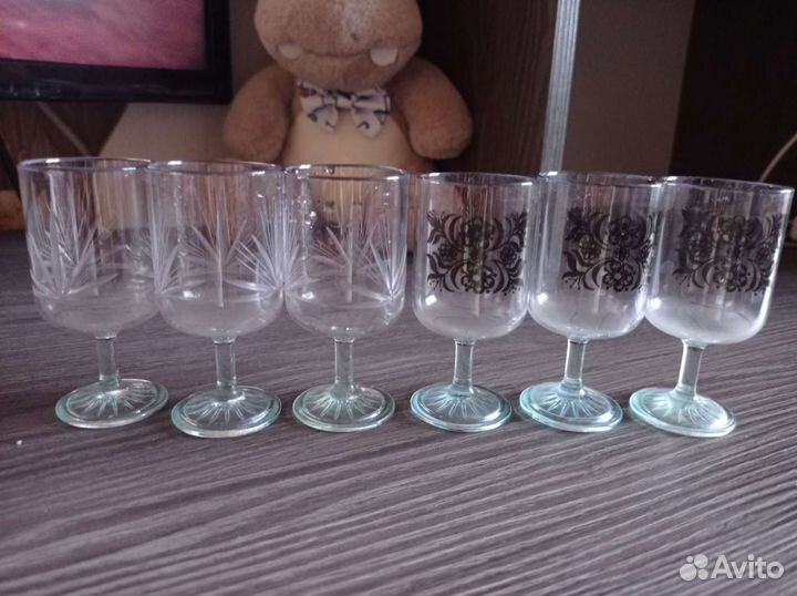 Хрустальные рюмки СССР