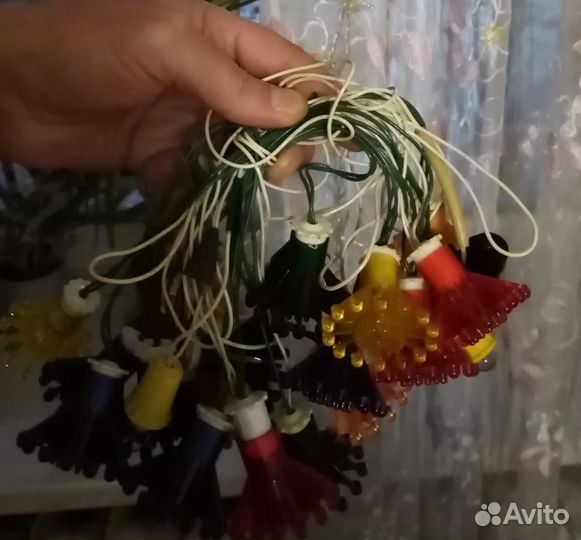 Гирлянды и елочные игрушки СССР