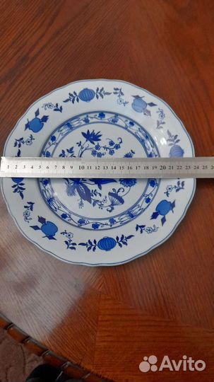 Тарелки 4 штуки кобальт, цена за штуку