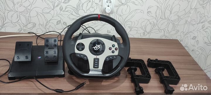 Руль dexp Wheelman Pro черный игровой