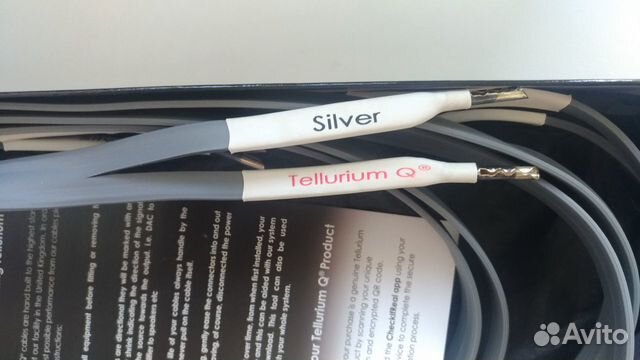 Tellurium Q Silver 2x2 акустический объявление продам