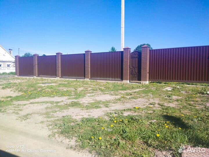 Заборы. Изготовление и установка