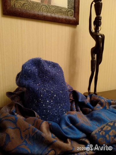 Палантин. Шерсть и вискоза. Шарфы и палантины