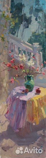 Четыре вертикальных пейзажа, кисти Анны Давыдченко