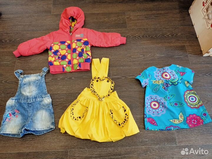 Детские вещи на девочку от 1 года до 2х пакетом