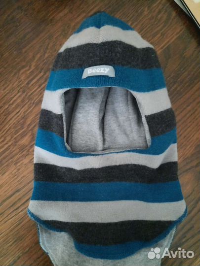 Шапка шлем для мальчика зима bizzi