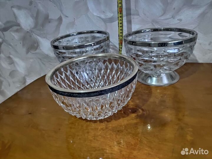 Хрусталь с ободком СССР