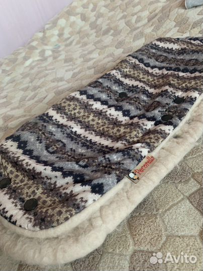 Муфта для рук на коляску из овчины