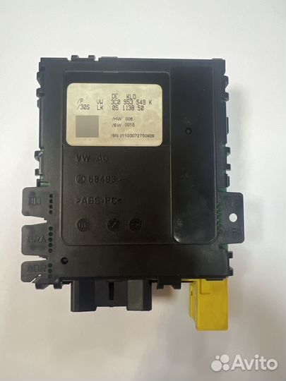 Подрулевой блок volkswagen 3C0 953 549 K