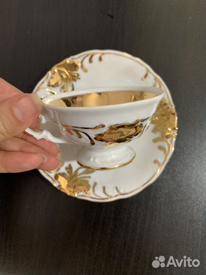 Винтажный кофейно/ чайный сервиз Польша