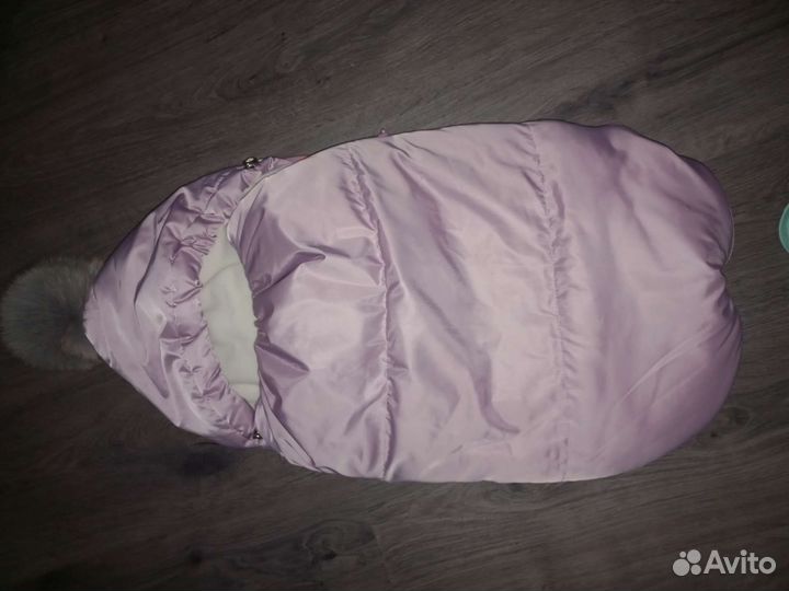 Зимний конверт на выписку