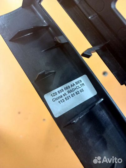 Рамка магнитолы Skoda Octavia A5 рестайлинг