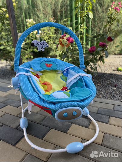 Шезлонг+ качель для новорожденных