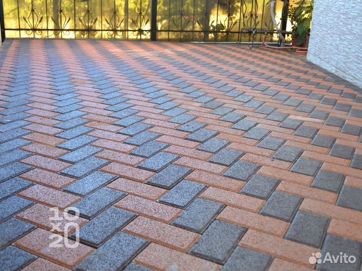 Тротуарная плитка, бордюры, газонная решетка