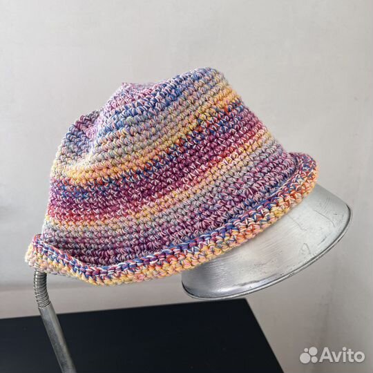 Вязанные шляпки ручной работы панамки