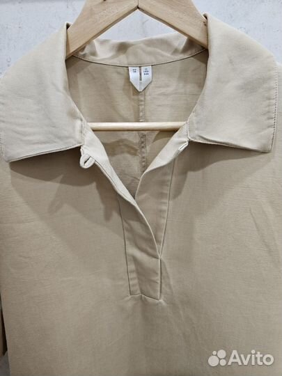 Новое Arket М-L лён/хлопок платье