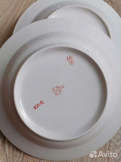 Набор суповых тарелок СССР