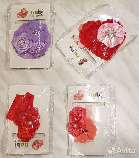 Новые Повязки, резинки, заколки на голову