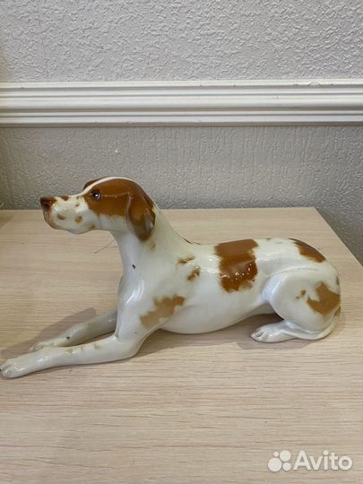 Пойнтер фарфоровая статуэтка СССР