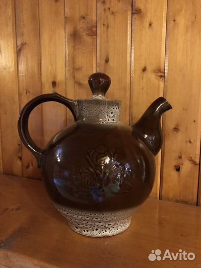 Большой керамический чайник 2 литра