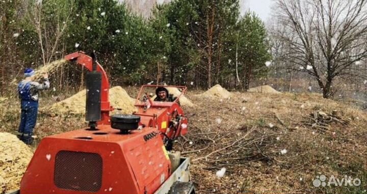 Измельчение, дробление веток