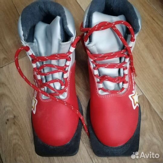 Лыжные ботинки larsen 34 размер