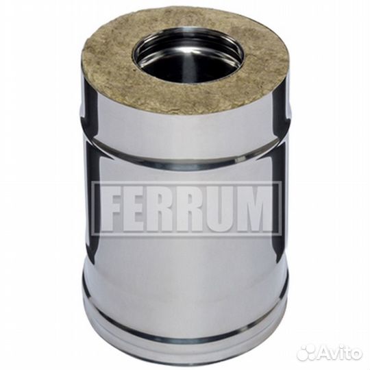 Сэндвич феррум d150х250 L250 (430/0,8мм+нерж.)