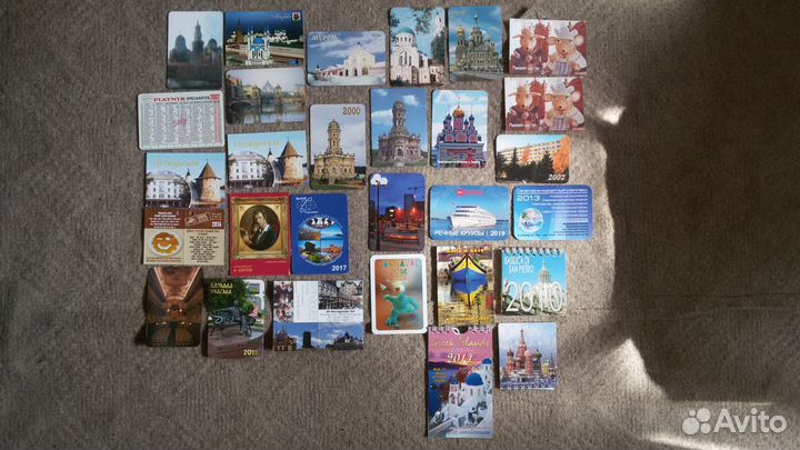Календарики карманные СССР и другие