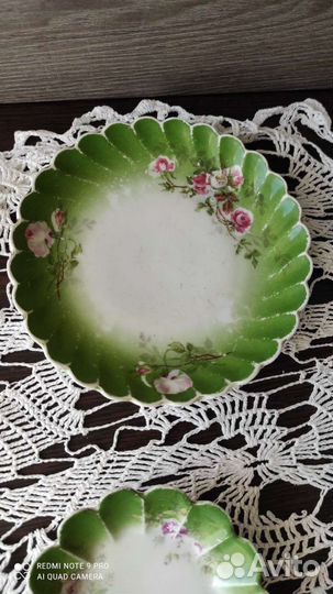 Набор дореволюционных тарелочек