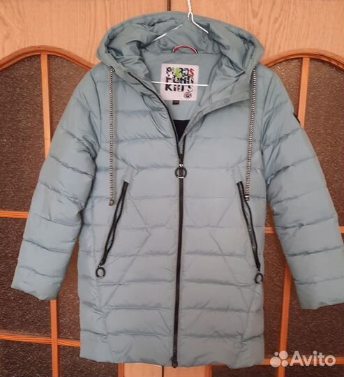 Пальто для девочки р.134-146