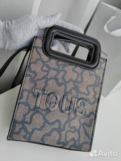 Мини-сумкаtous Kaos Icon черно-серая