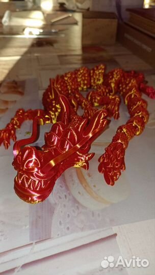 Дракон Мушу 3d печать