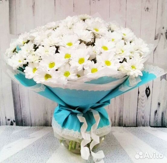 Букет цветов с Хризантемами