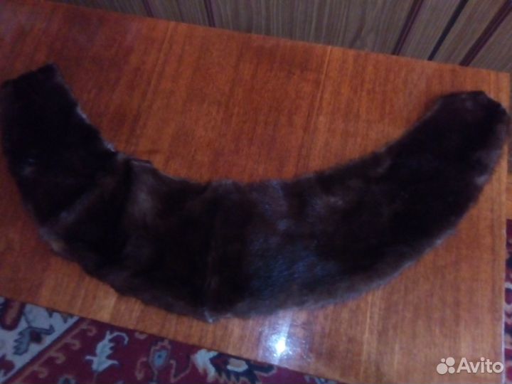 Воротник из меха норки