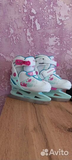 Коньки раздвижные 26-31 для девочки