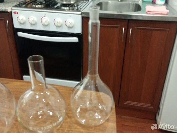 Колба термостойкая 1л,250мл,100мл