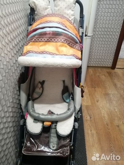 Коляска 3 в 1 бу