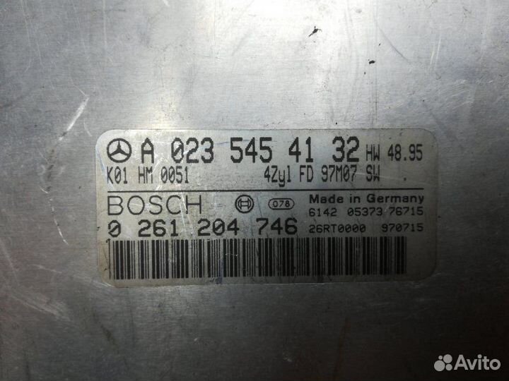 Блок управления двс Mercedes-Benz Clk-Class W208